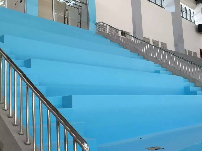 喷涂聚脲防水涂料已广泛应用于运动场馆看台防水